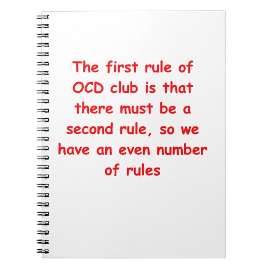 ocd ノートブック (正面)