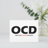 OCD -執拗なコリーの無秩序 ポストカード (スタンド正面)