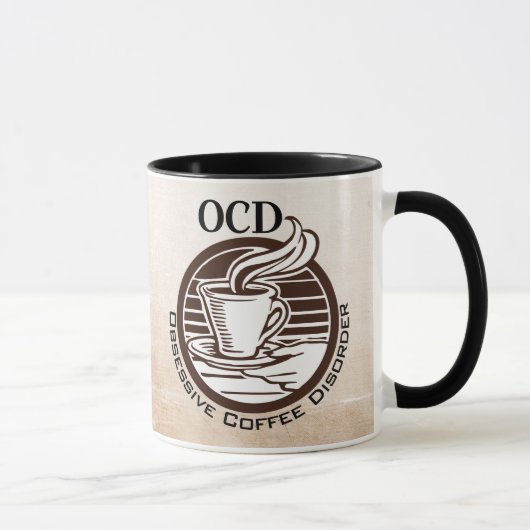 OCD: 執拗なコーヒー無秩序 マグカップ (右)