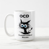 OCD（強迫性カフェイン障害） コーヒーマグカップ (左)