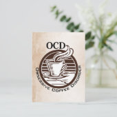 OCD:強迫性コーヒー障害 ポストカード (スタンド正面)