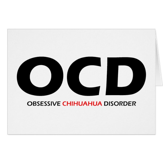 OCD – 強迫性チワワ病 (正面横)