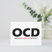 OCD – 強迫性チワワ病 ポストカード (スタンド正面)