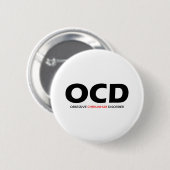 OCD – 強迫性チワワ病 缶バッジ (正面&裏面)