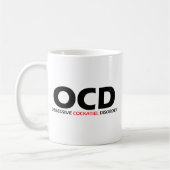 OCD – 強迫性尾骨疾患 コーヒーマグカップ (左)