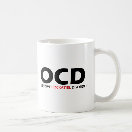 OCD – 強迫性尾骨疾患 コーヒーマグカップ (右)