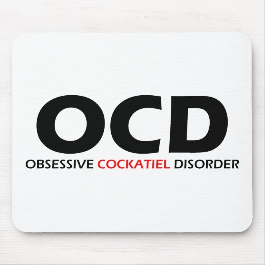 OCD – 強迫性尾骨疾患 マウスパッド (正面)
