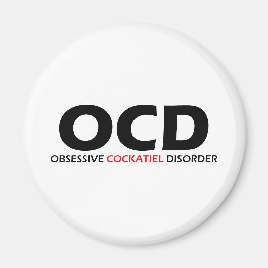 OCD – 強迫性尾骨疾患 マグネット (正面)