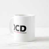 OCD – 強迫性携帯電話障害 コーヒーマグカップ (正面左)