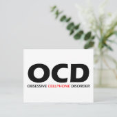 OCD – 強迫性携帯電話障害 ポストカード (スタンド正面)