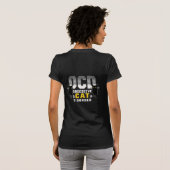 OCD：強迫性猫障害ティー Tシャツ (裏面フル)