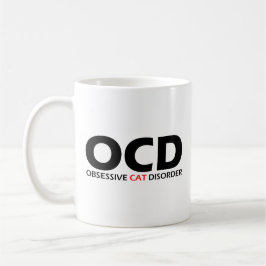 OCD – 強迫性猫障害 コーヒーマグカップ