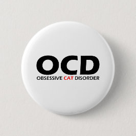 OCD – 強迫性猫障害 缶バッジ