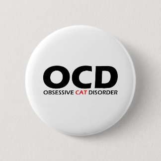 OCD – 強迫性猫障害 缶バッジ