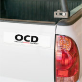 OCD – 強迫性白内障 バンパーステッカー (トラック上)