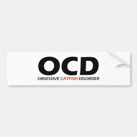 OCD – 強迫性白内障 バンパーステッカー (正面)