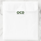 OCD – 強迫性白内障 ラウンドシール (バッグ)