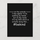 OCD – 強迫性障害認識度 ポストカード (正面)