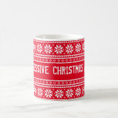 OCD(強迫性障害)のあるあるネタをユーモアに表現したクリスマス限定コーヒーマグ コーヒーマグカップ (中央)