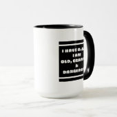 OCD=旧、クランキー、危険(&D) マグカップ (正面右)