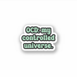 OCD：私の制御宇宙グリーンOCD シール