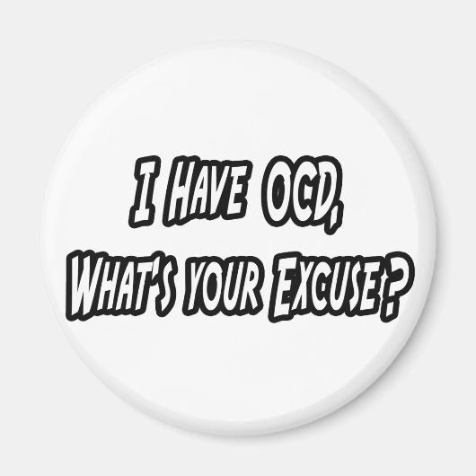 OCD...言い訳は？ マグネット (正面)