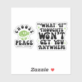 OCD Awareness Choose Peace Over Relief シール