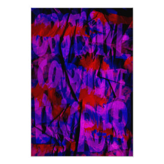 OCD Awareness, Colour Theory Poster (Textured)  フォトプリント