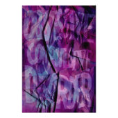 OCD Awareness, Colour Theory Poster (Textured) フォトプリント (正面)