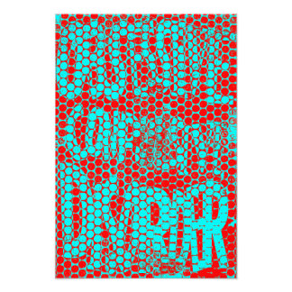 OCD Awareness Poster (Textured) フォトプリント