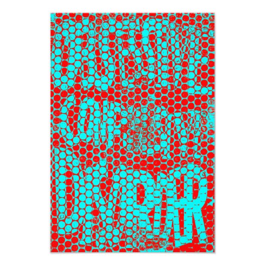 OCD Awareness Poster (Textured) フォトプリント (正面)