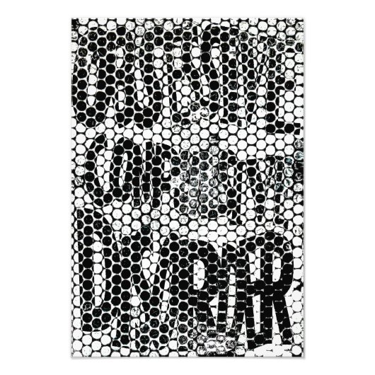 OCD Awareness Poster (Textured) フォトプリント (正面)