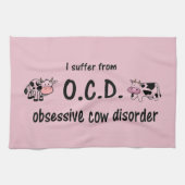OCD Cow Kitchen Towel キッチンタオル (横)