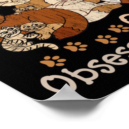 OCD Obsessive Cat Disorder ポスター (角)