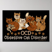 OCD Obsessive Cat Disorder ポスター (正面)