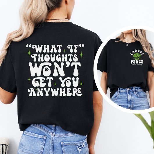 OCD Recovery Choose Peace over Relief Tシャツ