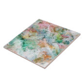 Ocean Abstract Watercolor Grunge Pattern  タイル (側面)