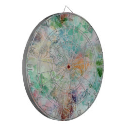 Ocean Abstract Watercolor Grunge Pattern  ダーツボード