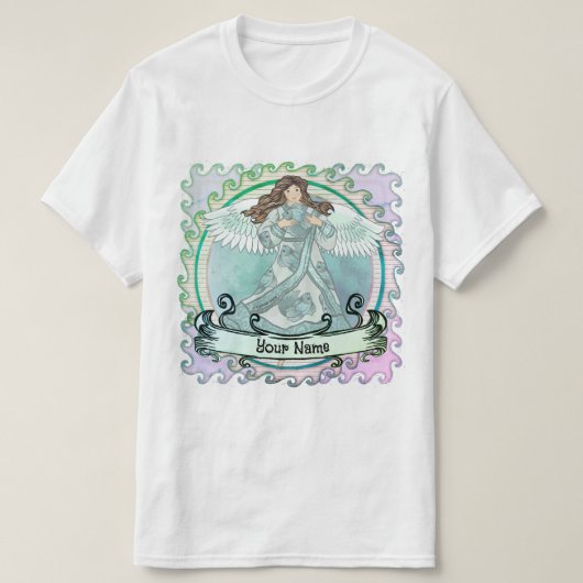 Ocean  angel  tシャツ (デザイン正面)