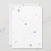 Ocean Animals Birthday Thank You Card (裏面)