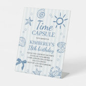 Ocean Animals Time Capsule Table Sign 台座サイン (正面)