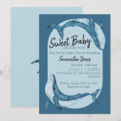 Ocean Baby Shower Invitation 招待状 (正面/裏面)