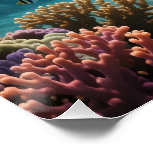 Ocean Background Poster ポスター (コーナー)