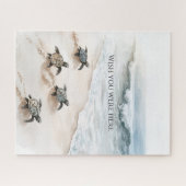 Ocean Beach Coast Sea Turtles ジグソーパズル (横)