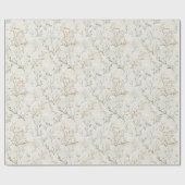 Ocean Beach Coast Starfish Birthday ラッピングペーパー (フラット)