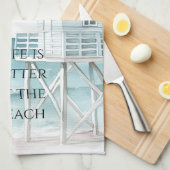 Ocean Beach Coastal   キッチンタオル (四つ折り)