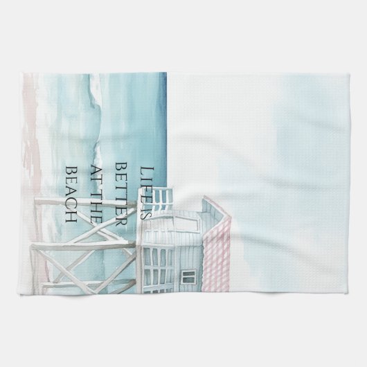 Ocean Beach Coastal   キッチンタオル (横)