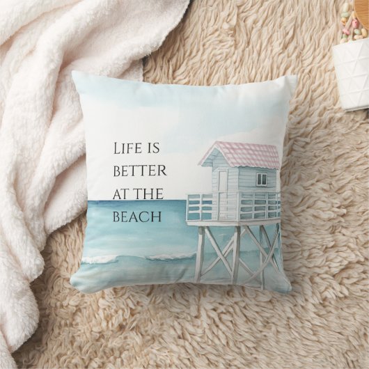 Ocean Beach Coastal クッション (ブランケット)