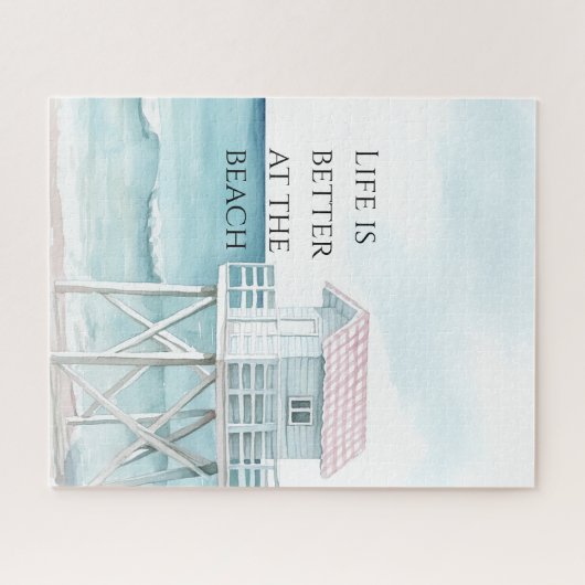 Ocean Beach Coastal ジグソーパズル (横)