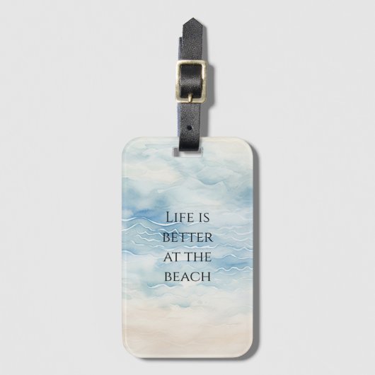 Ocean Beach Coastal   ラゲッジタグ (正面縦)